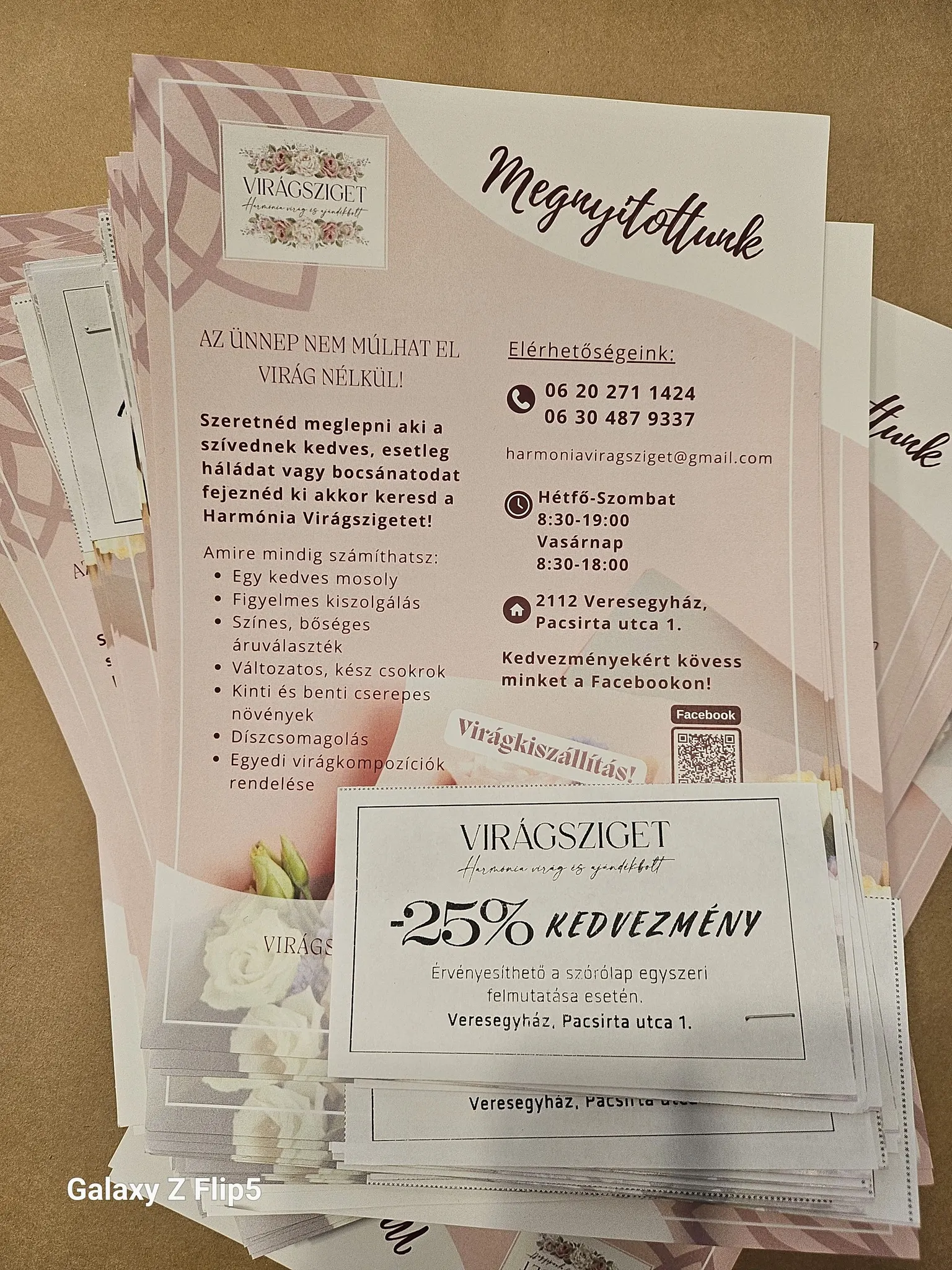 Harmónia Virágsziget — virágkötés 104