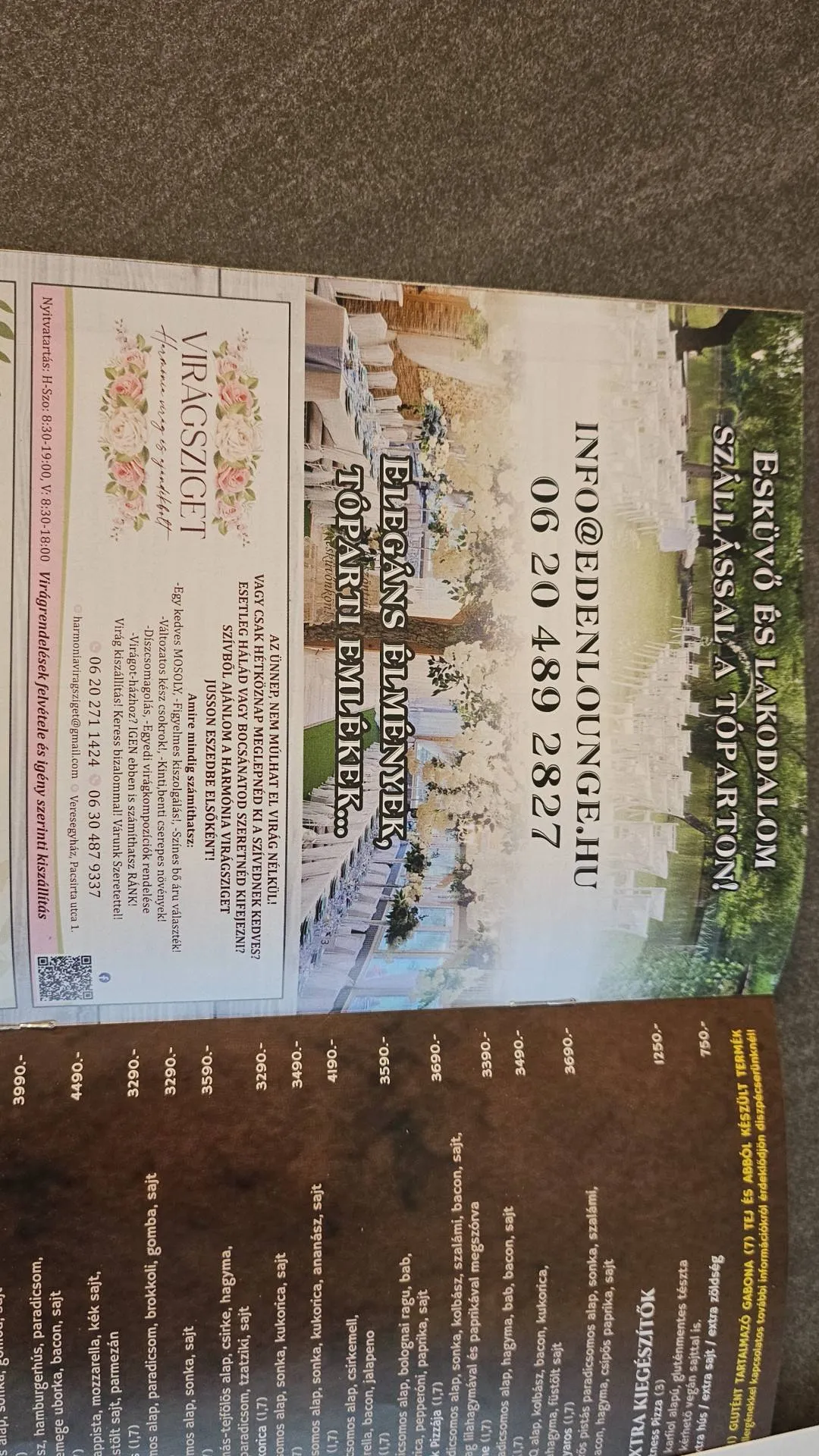 Harmónia Virágsziget — virágkötés 85