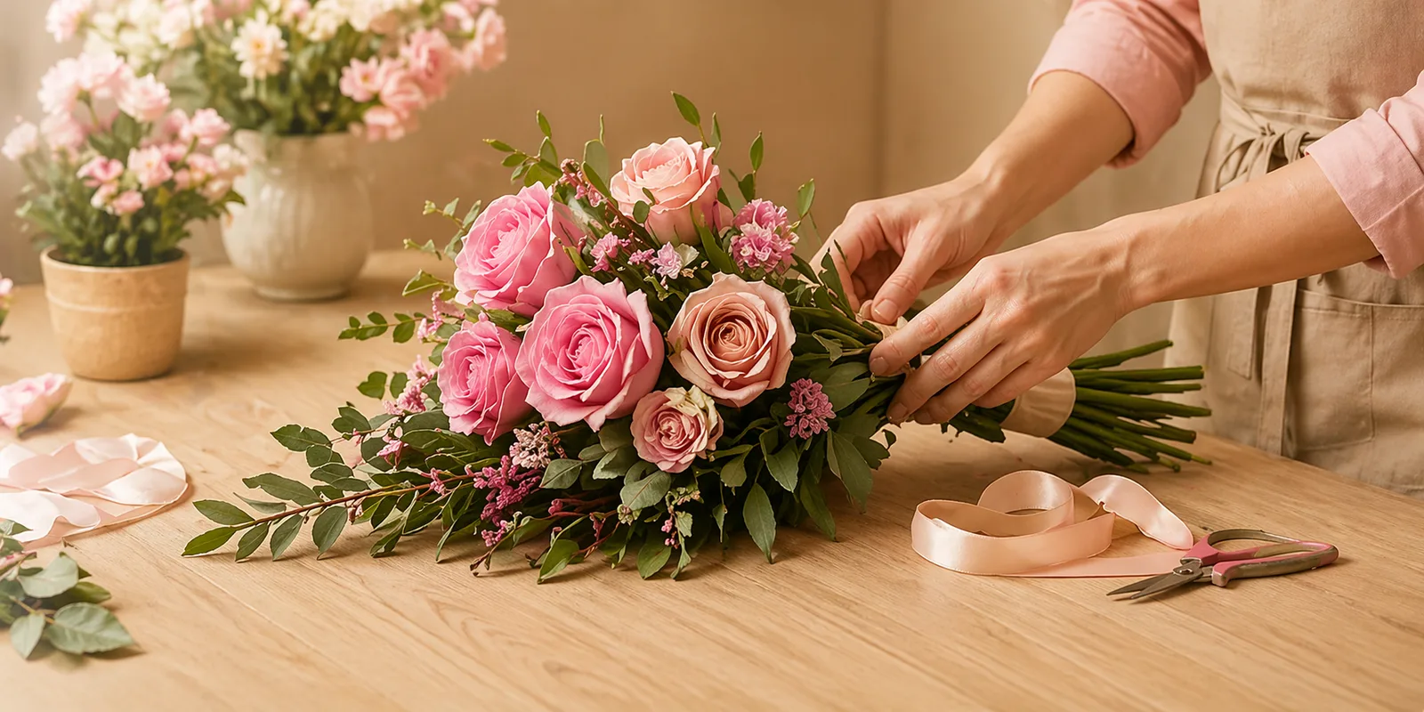 Virágkötés — Harmónia Virágsziget, előrendelés ünnepek előtt